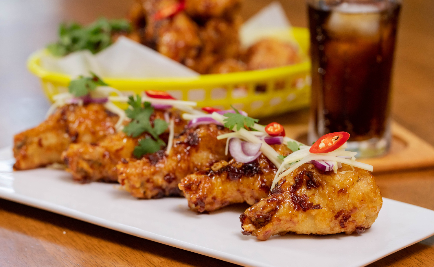 Fried Chicken with Sweet Fish Sauce (ไก่ทอดน้ำปลาหวาน)