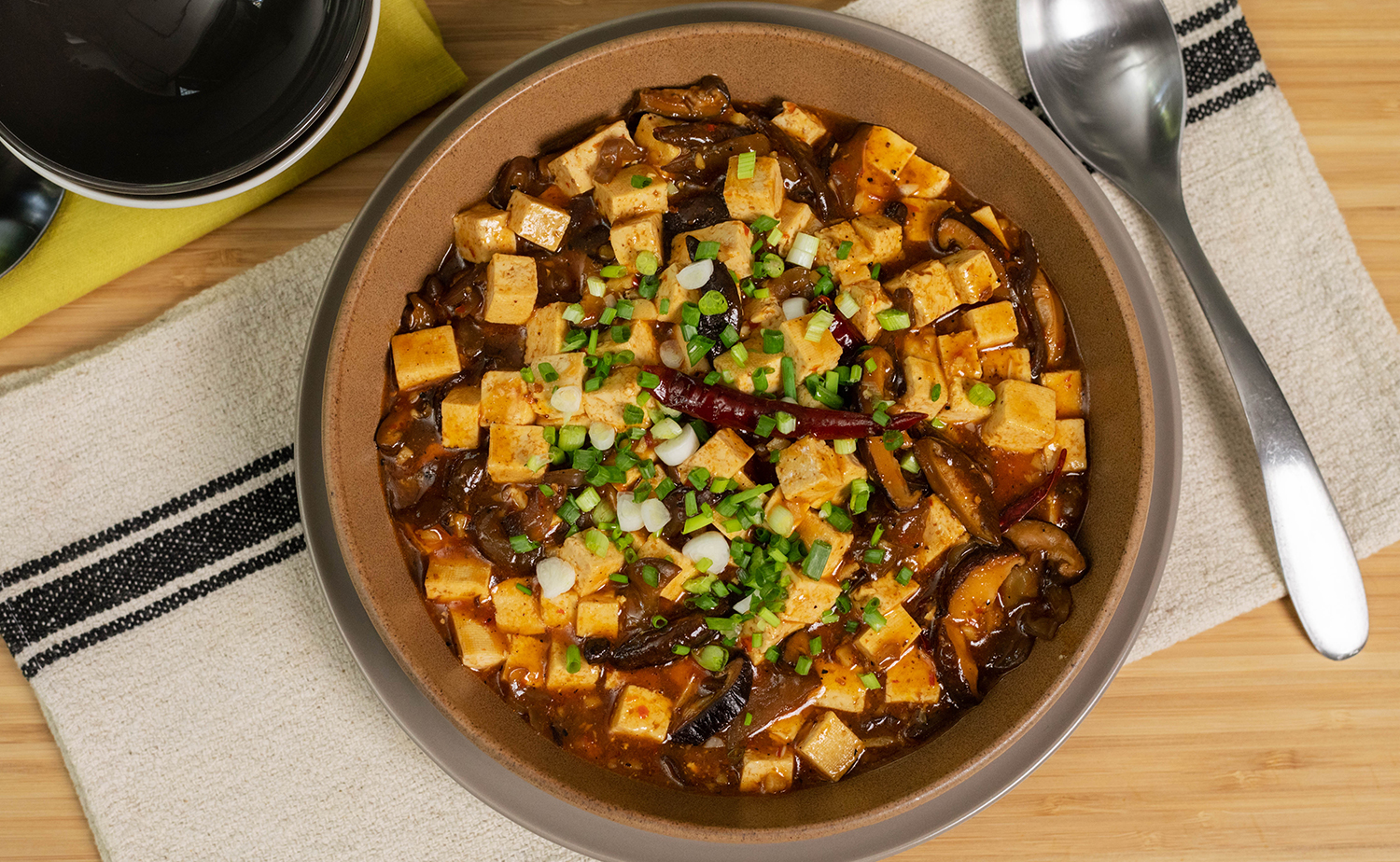 Vegan Mapo Tofu (เต้าหู้เสฉวนวีแกน)