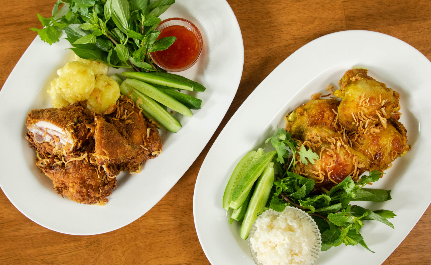 2-way Lemongrass Chickens (ไก่ตะไคร้สองใจ)