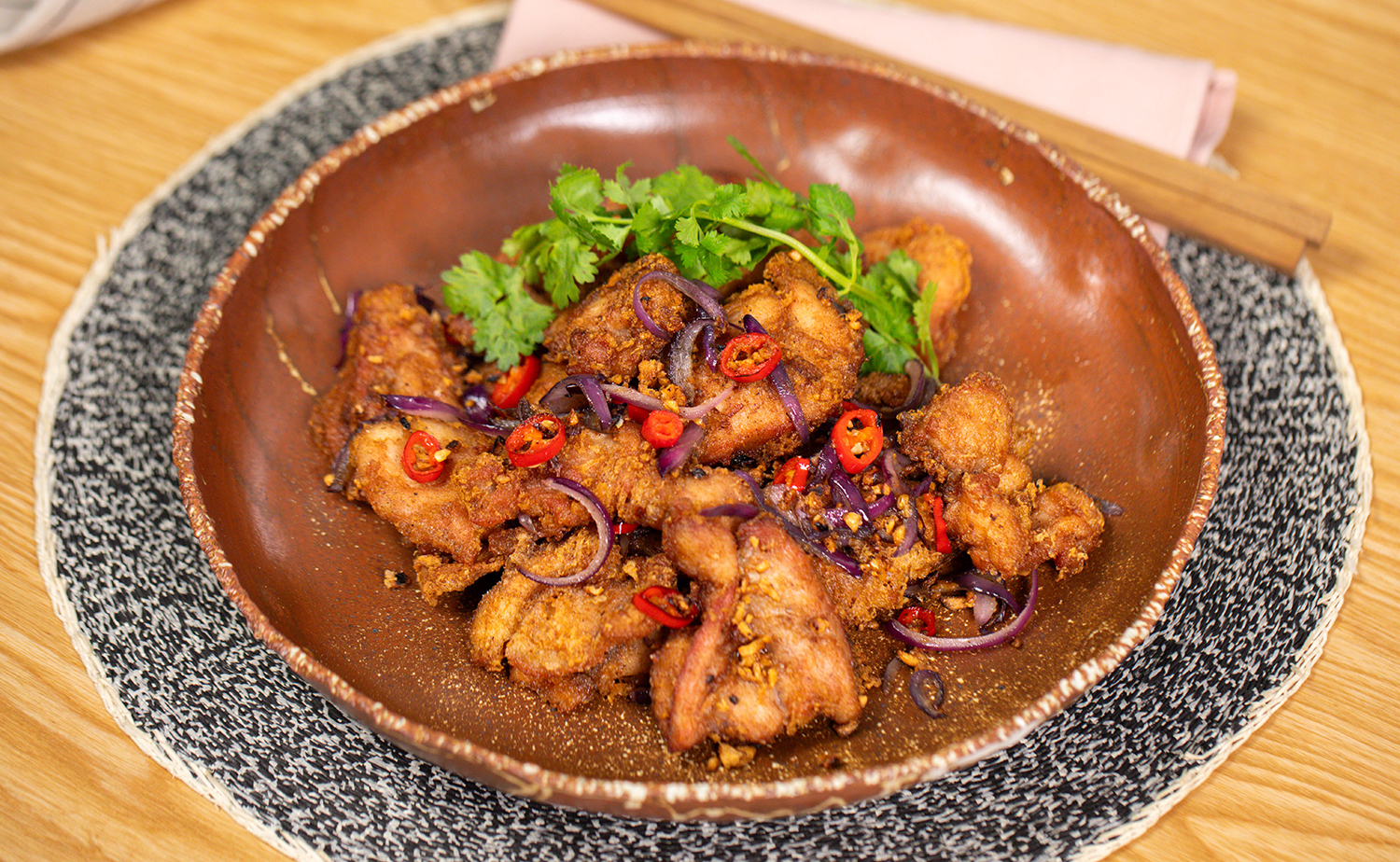 Salt and Pepper Chicken (ไก่คั่วพริกเกลือ)