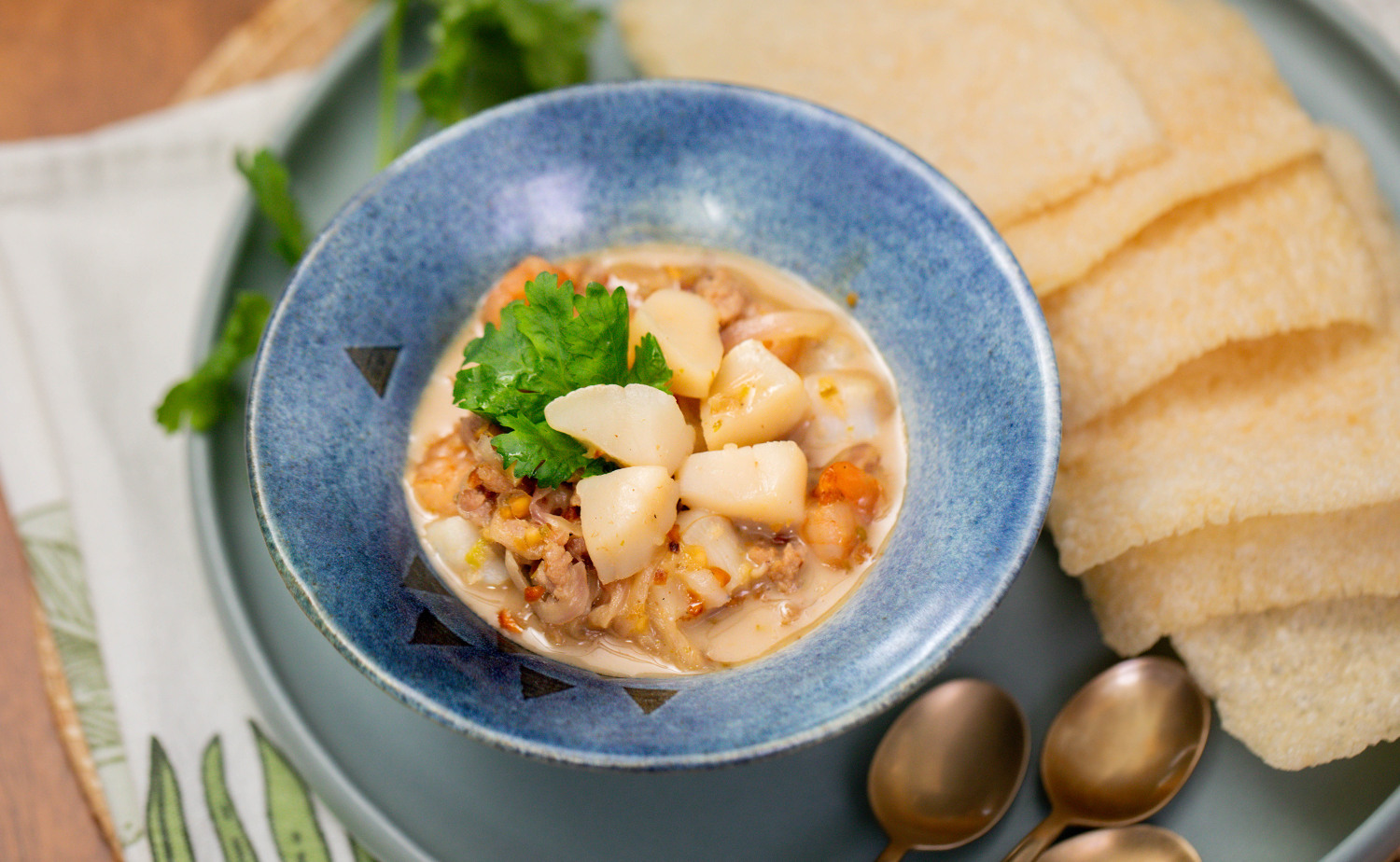 Hotate Nataing Rice Cracker (ข้าวตังหน้าตั้งโฮตาเตะ)