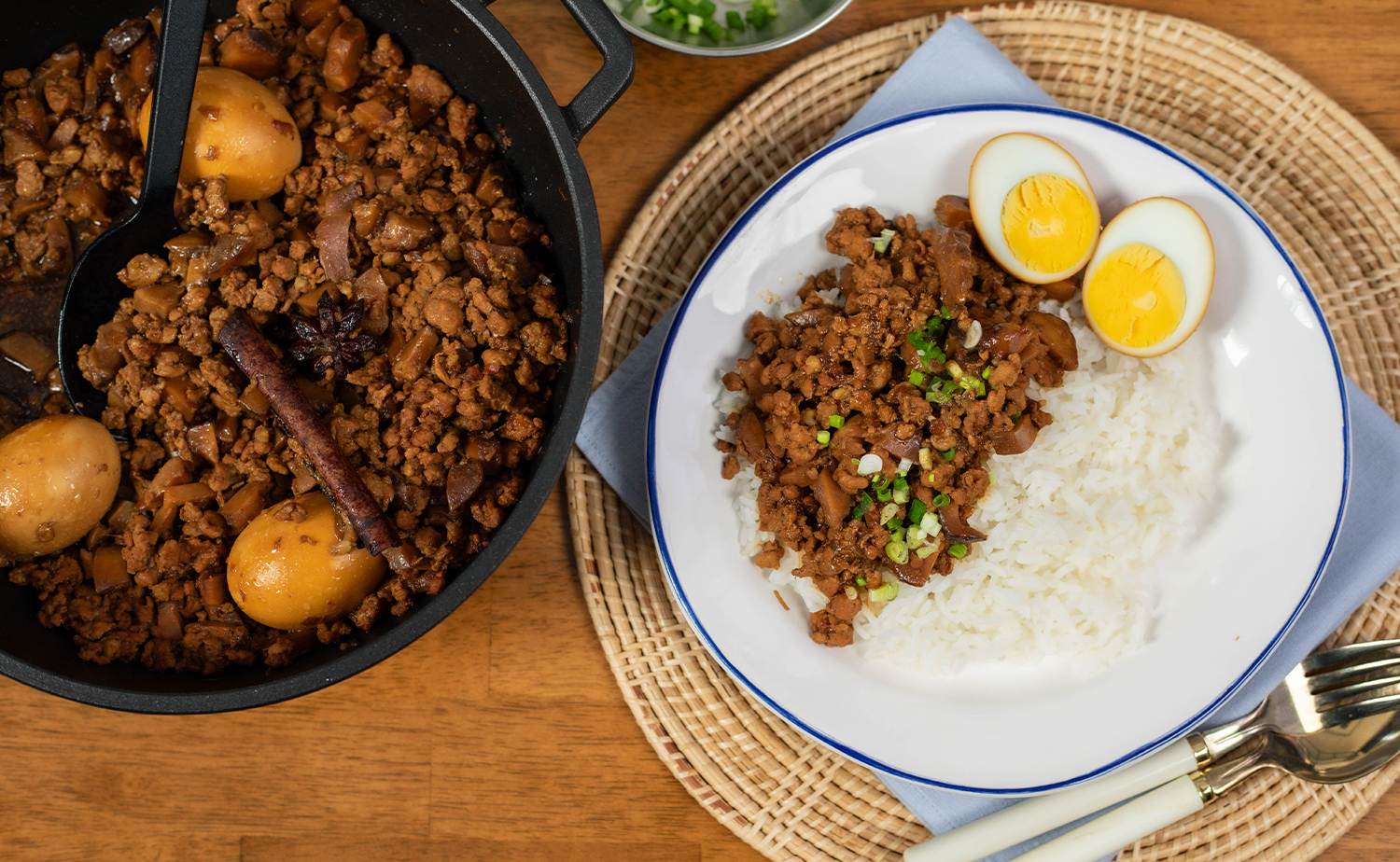 Stir-fried Minced Pork with Chinese Five Spices (พะโล้แห้งหมูสับ)