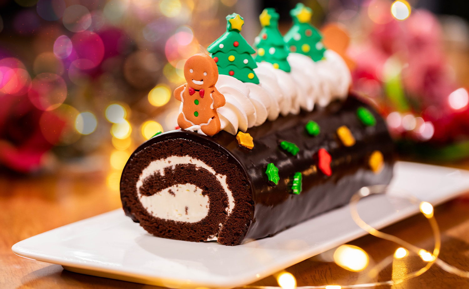 Chocolate Swiss Roll (ช็อกโกแลตโรลเค้ก)