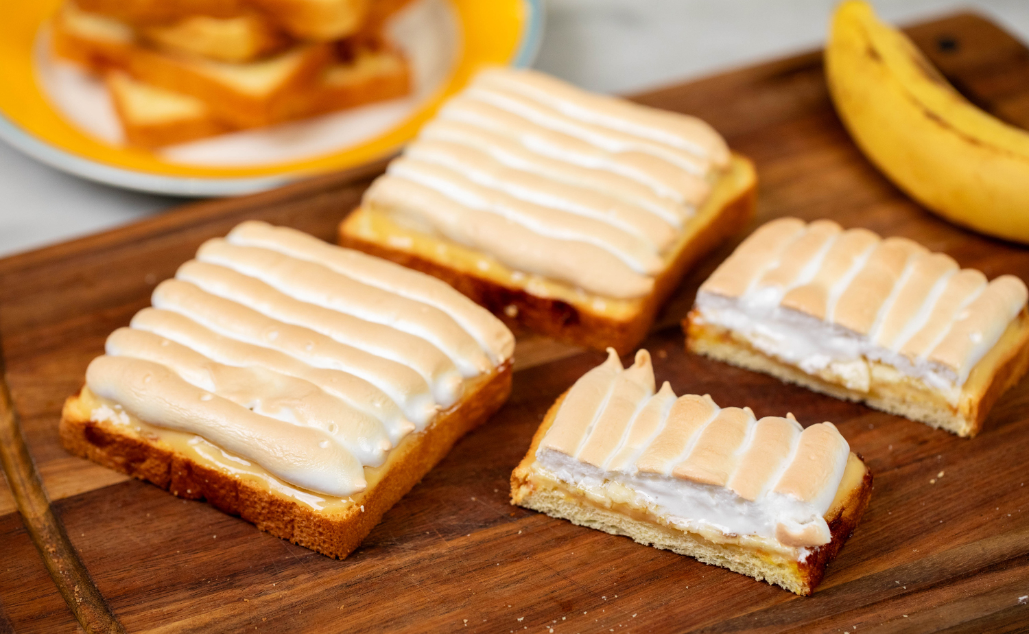 Banana Puddding Toast (บานาน่าพุดดิ้งโทสต์)