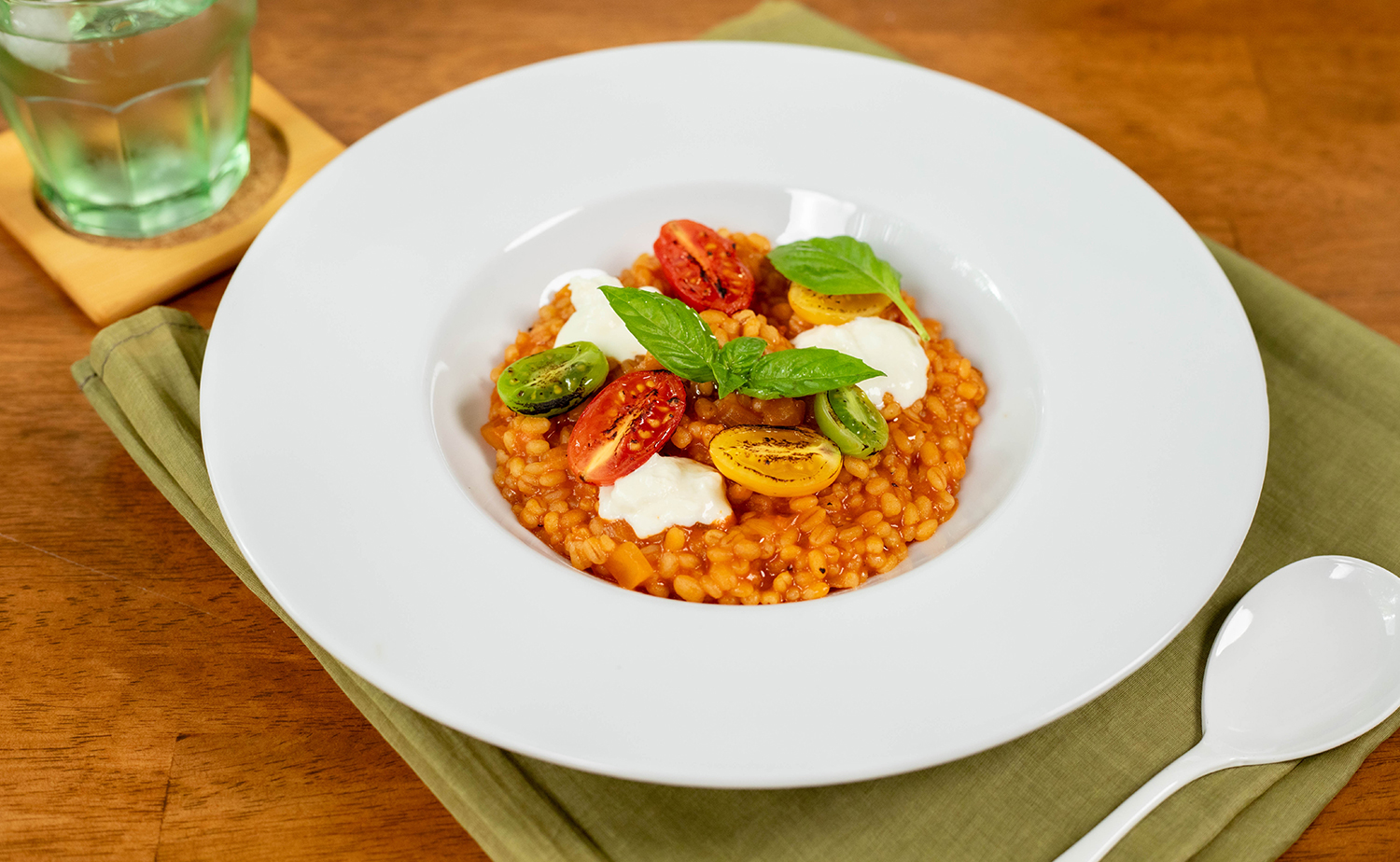 Tomato Barley Risotto (บาร์เลย์รีซอตโต้มะเขือเทศ)