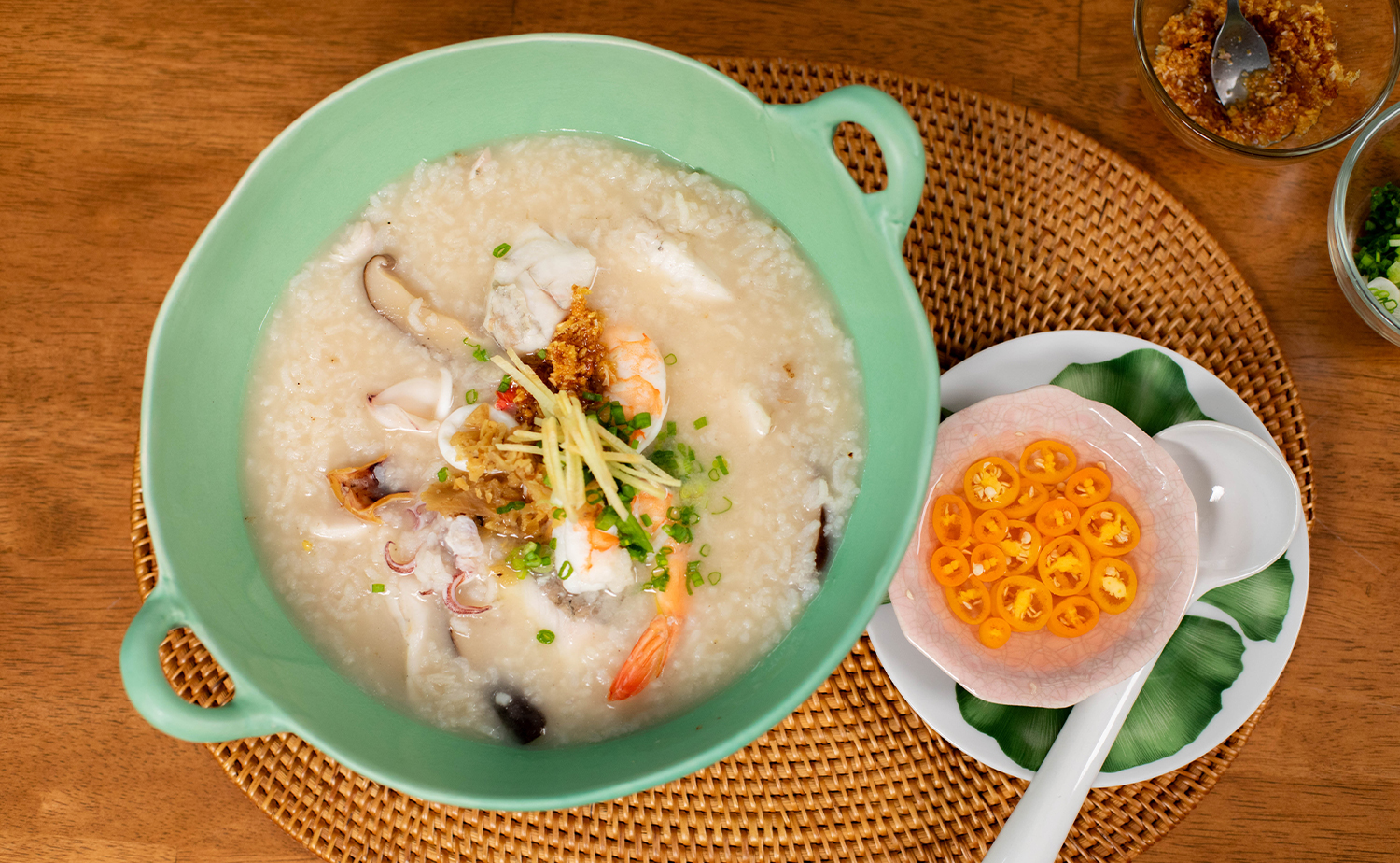Seafood Thai Rice Soup (ข้าวต้มทะเล)
