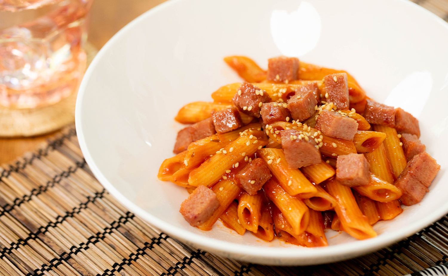 Korean-Style Arrabiata Penne (อาราเบียต้าเพนเน่สไตล์เกาหลี)