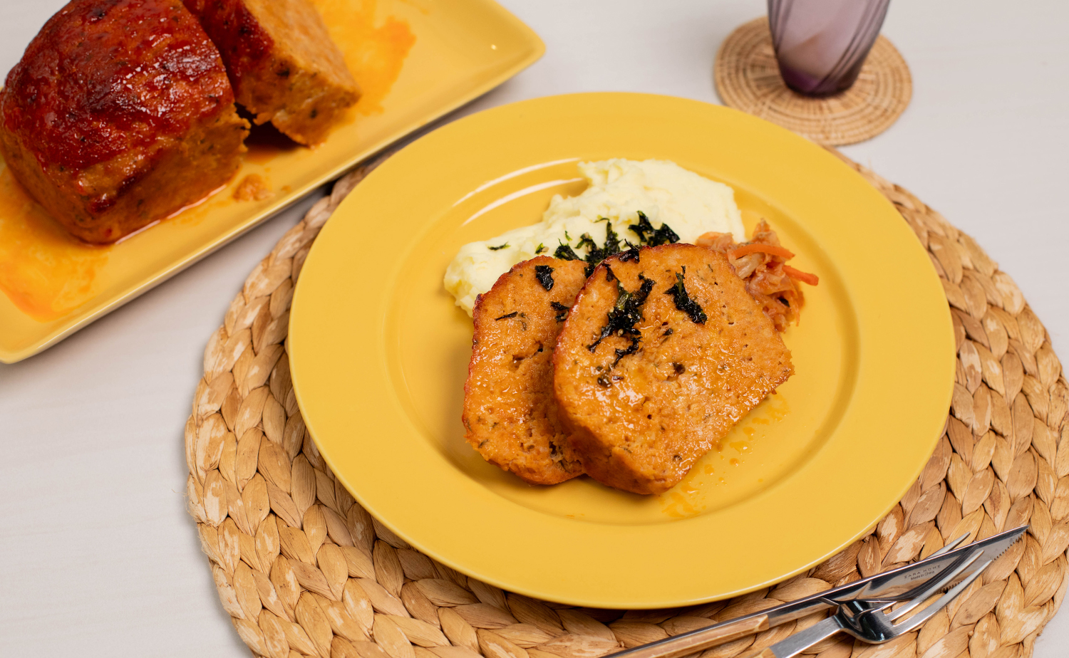 Korean BBQ Glazed Meatloaf (มีทโลฟเกาหลี)