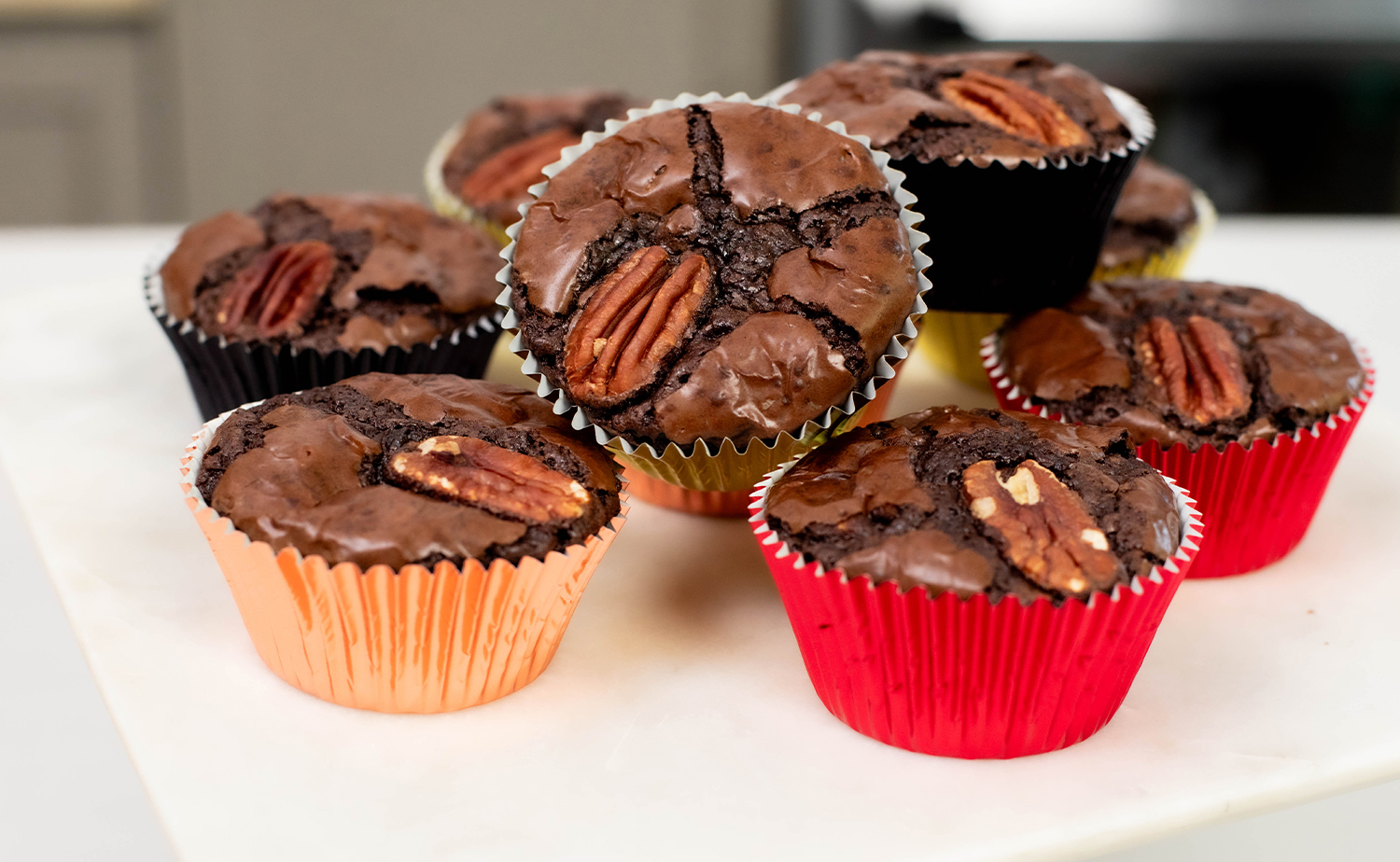 Brownie Cupcakes (บราวนี่คัพเค้ก)