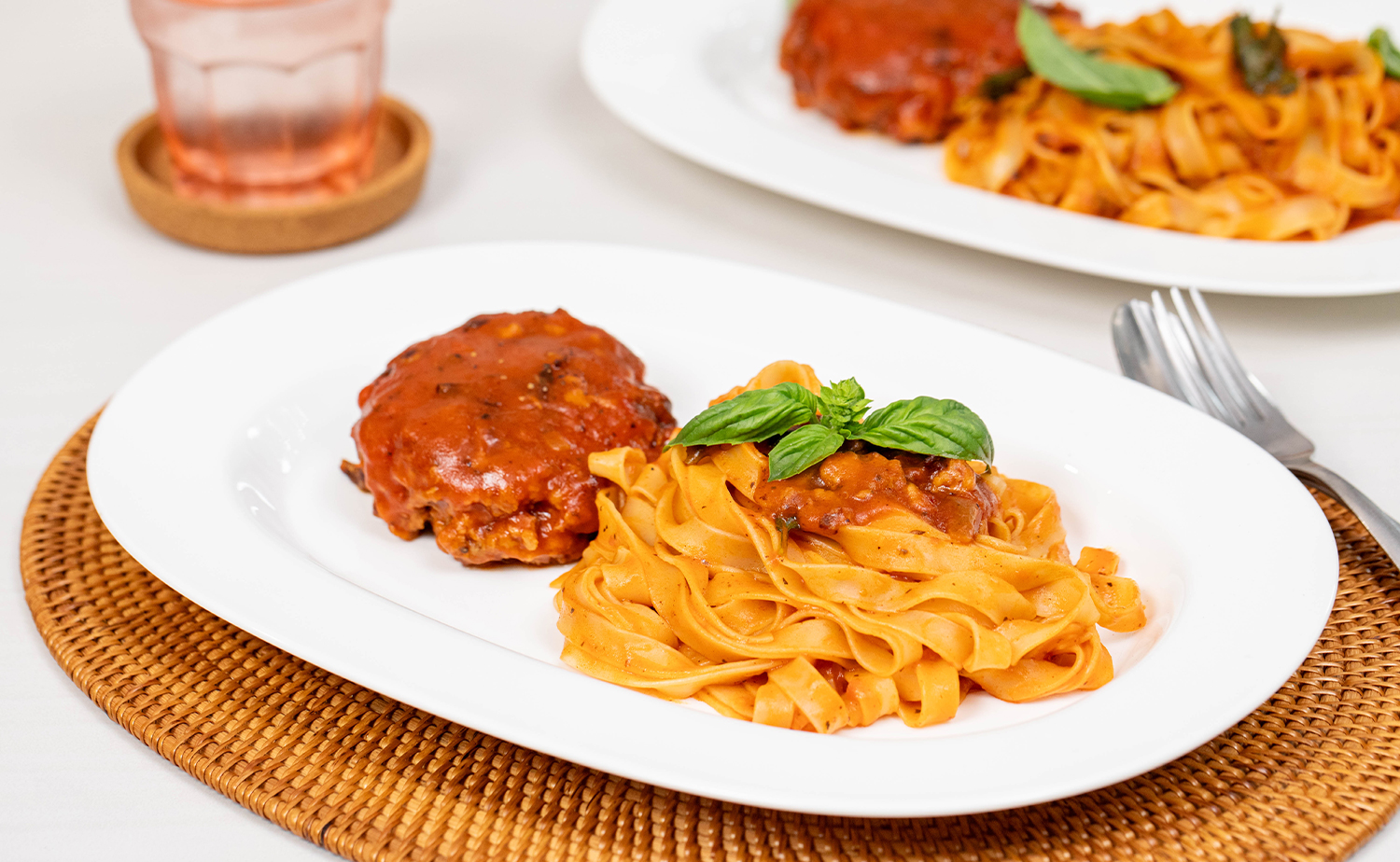 Japanese Hamburg Pasta (พาสต้าแฮมเบิร์ก)